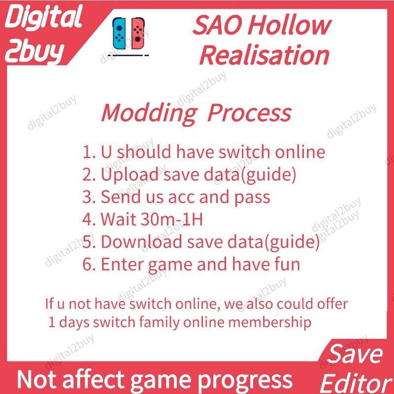 Sword Art Online Save Editor SAO Hollow Realisation Save Modding, Video