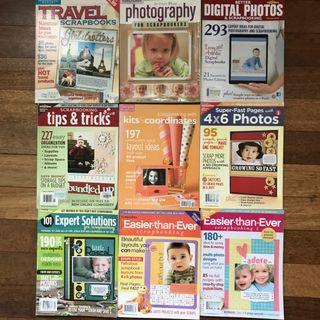 Take all! 9 Scrapbook Mags / Books