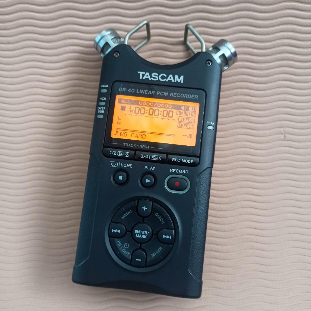 Tascam DR40 Linear PCM Recorder / Professional Sound with Easy
