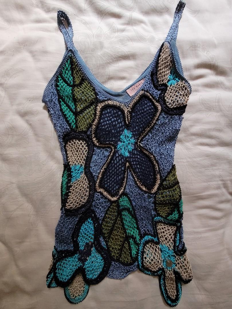 ted baker crochet shirt