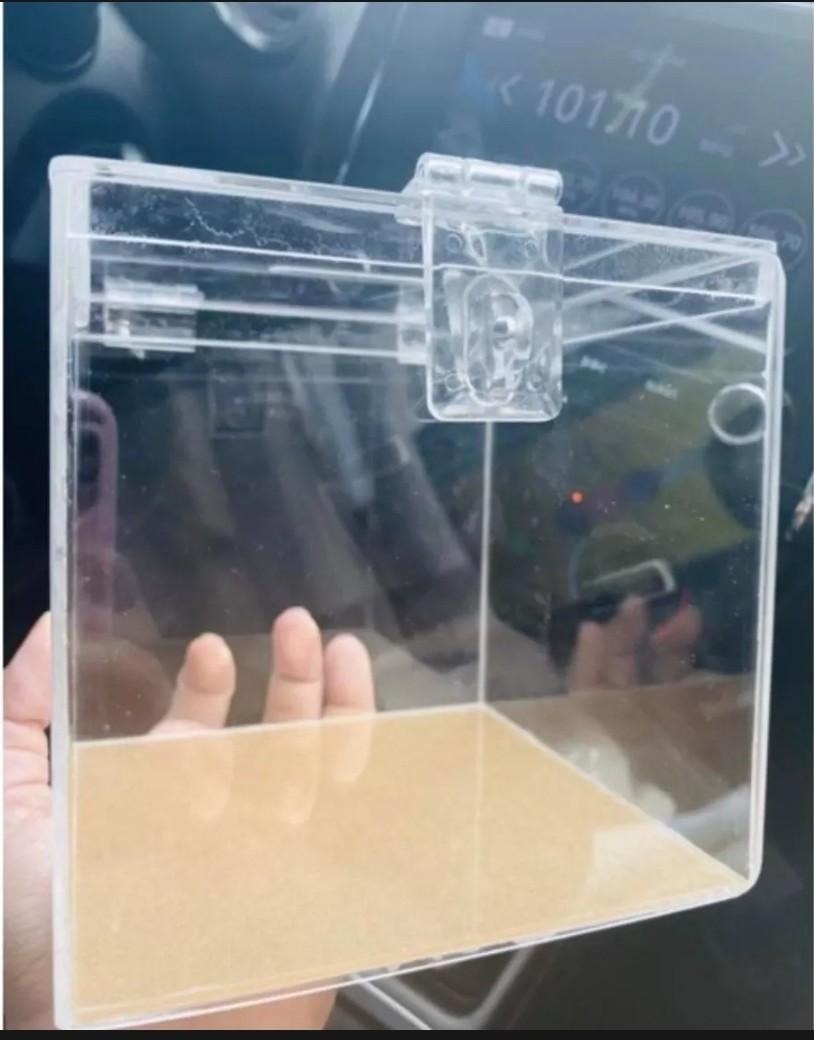 TIP ACRYLIC BOX, Furniture & Home Living, Home Improvement & Organization, Storage Boxes