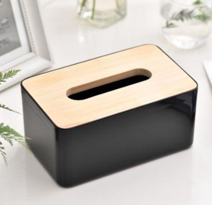 TISSUE BOX RECTANGULAR (AVAILABLE IN WHITE AND BLACK) - BWZ0371 ...