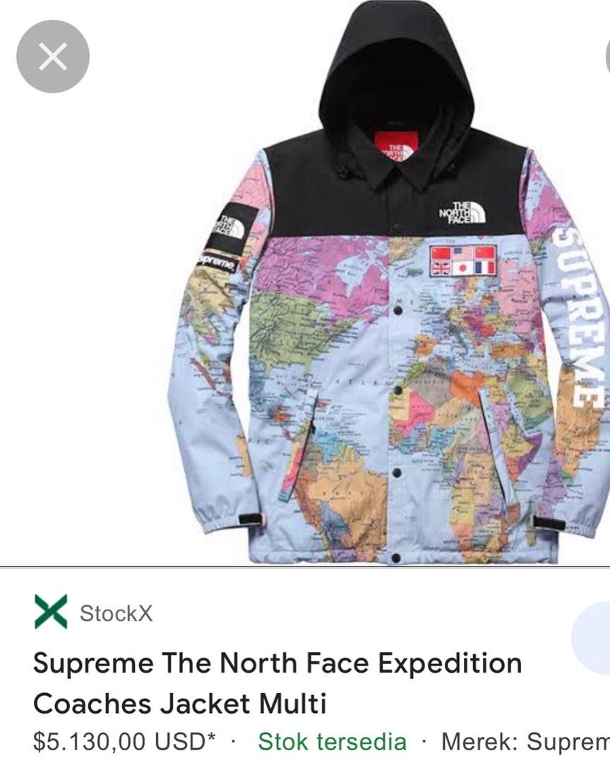 Supreme online map jacket