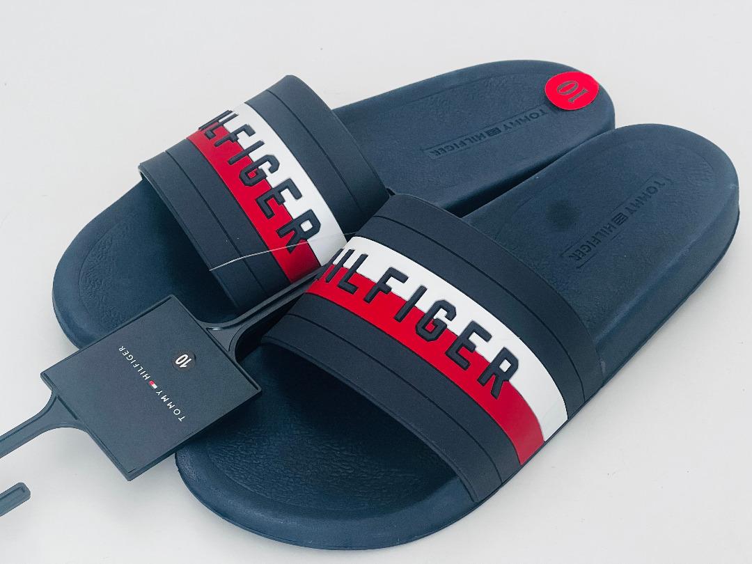 Tommy hilfiger discount sliders mens navy