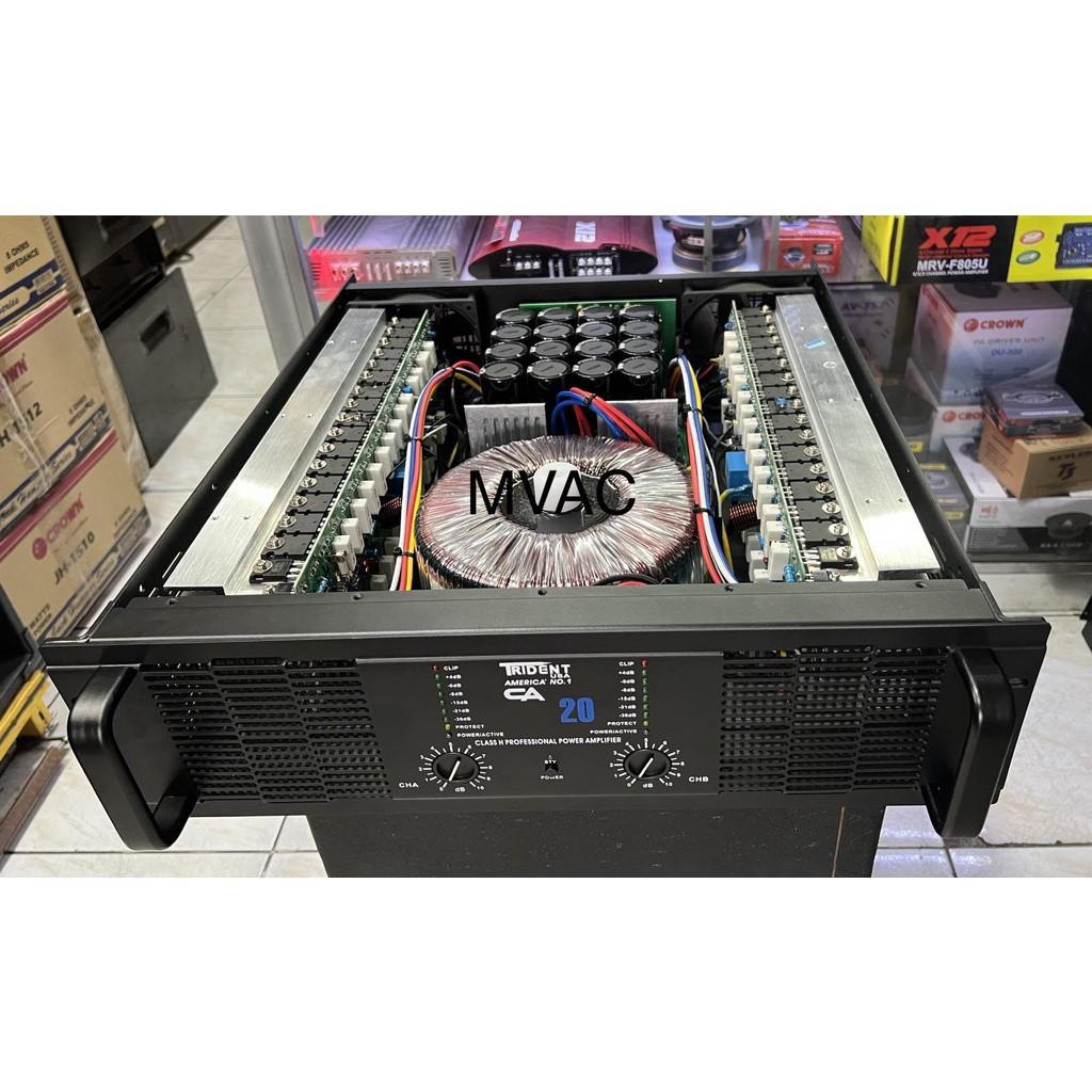 Trident CA20 Power Amplifier ( 1500 Watts x 2 ), Audio, Soundbars