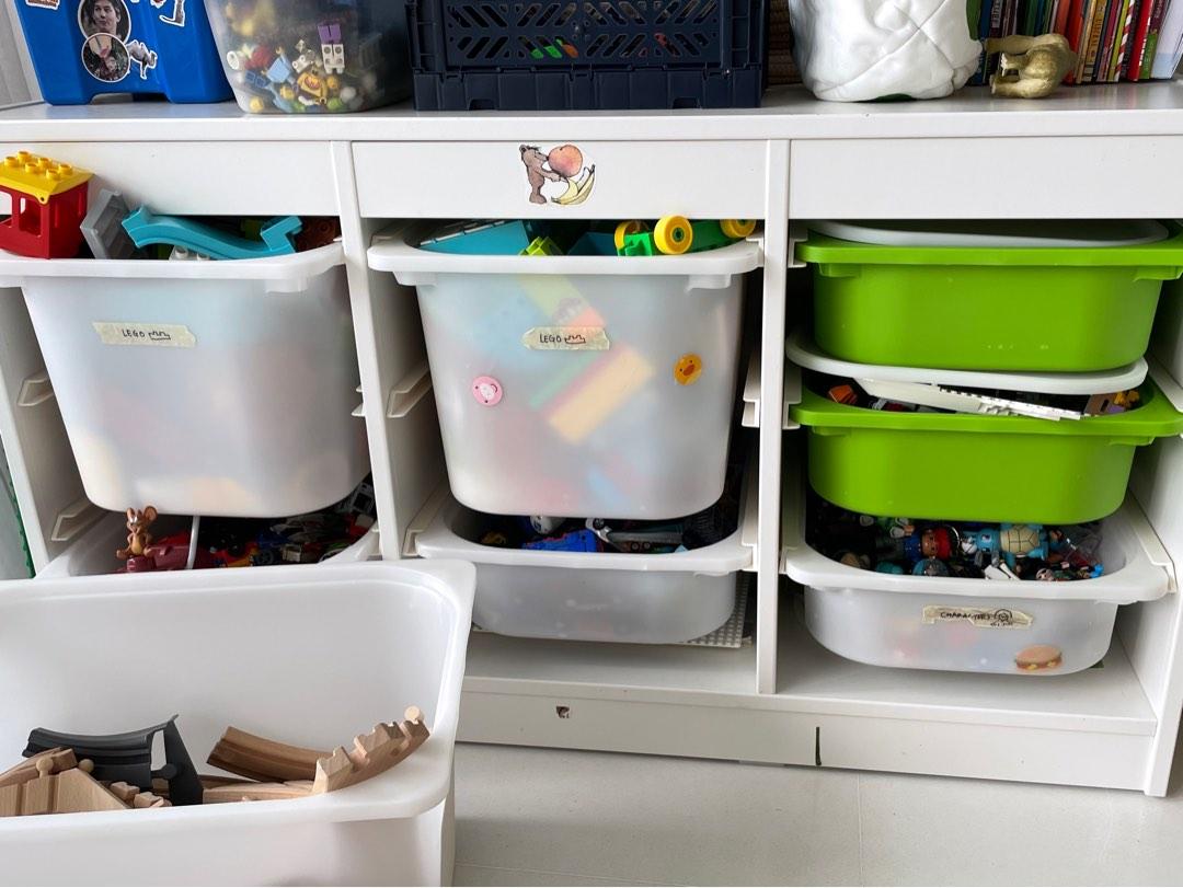 Trofast toy storage frame in white (IKEA), Furniture & Home Living