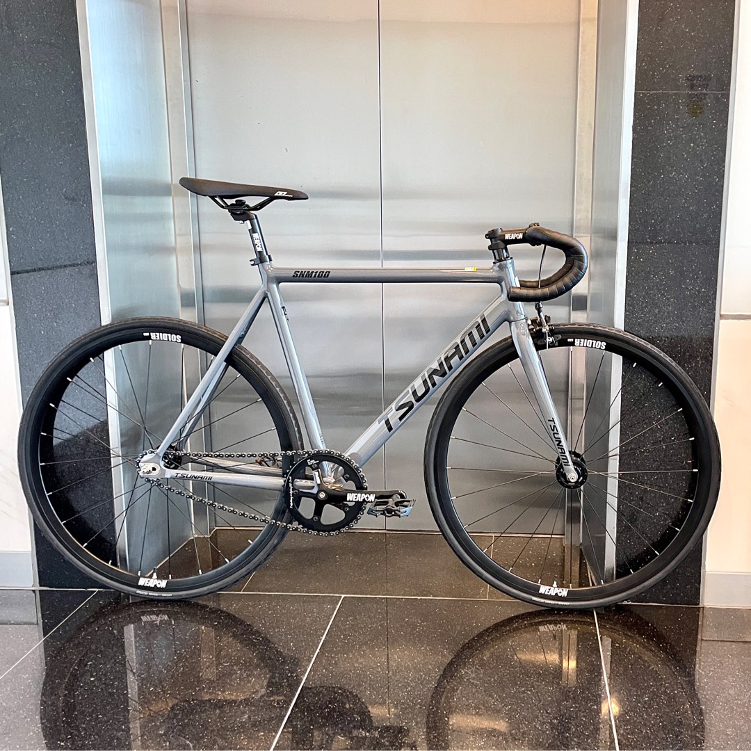 Tsunami SNM100 2022 frameset 330 complete bike 659 gray