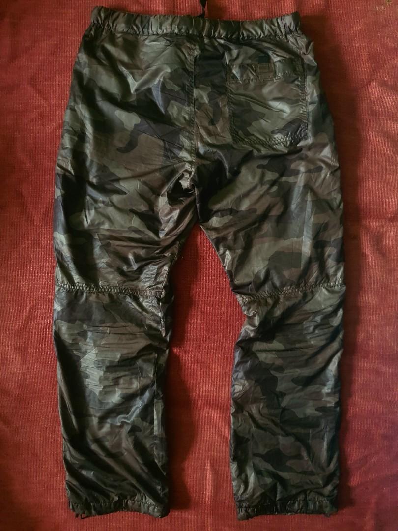 Camo discount windbreaker pants