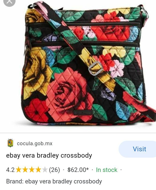 Vera bradley 2024 havana rose crossbody