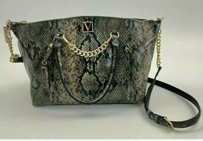 Victorias Secret Crossbody Bag Purse, Snakeskin print 