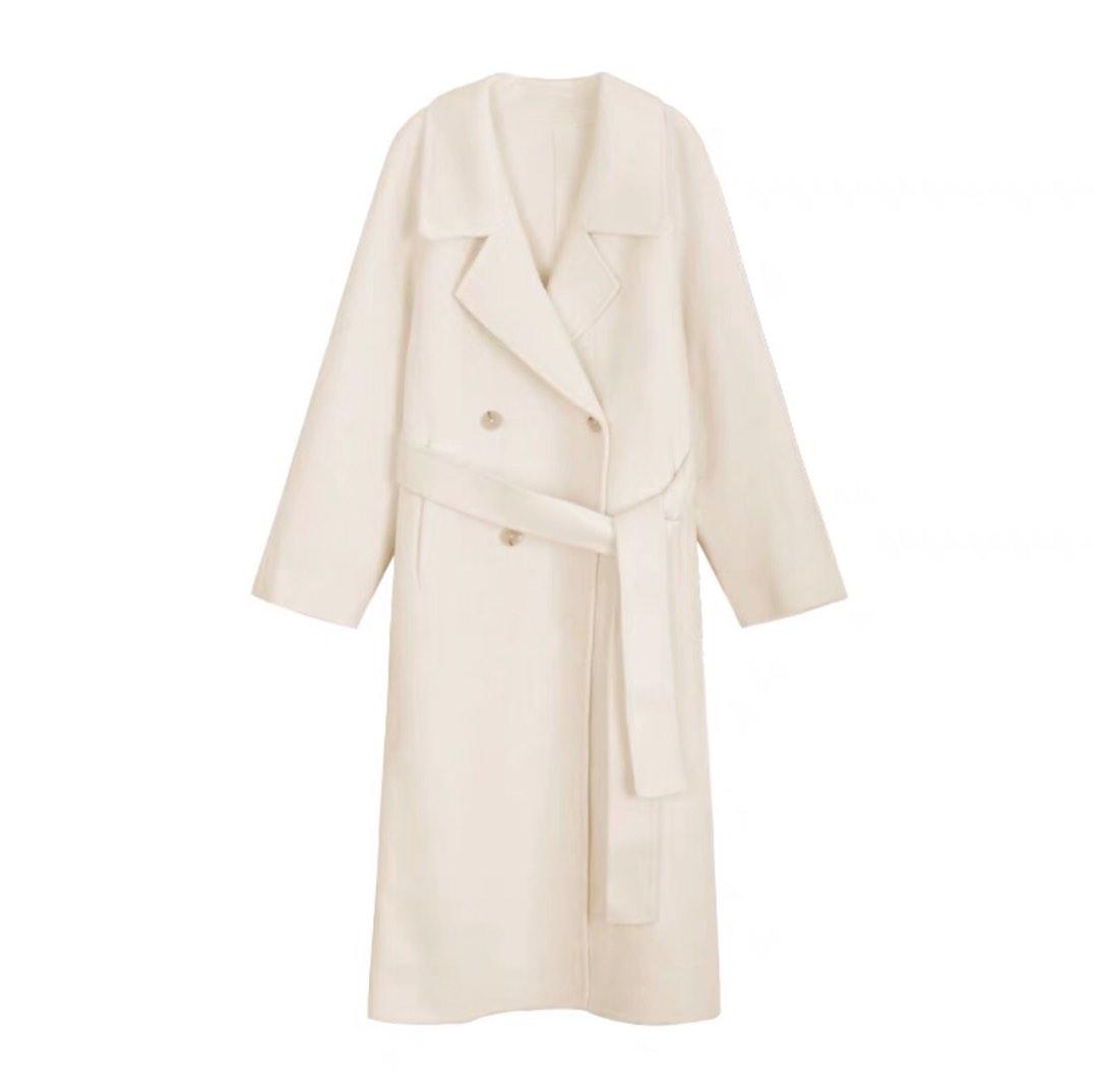 White on sale long coats