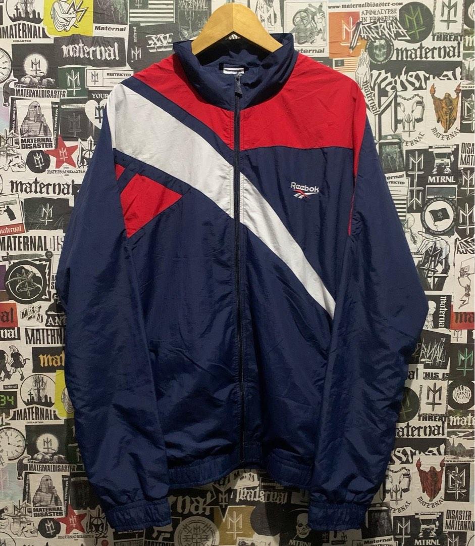 Windbreaker Reebok Classics Fesyen Pria Pakaian Baju Luaran di
