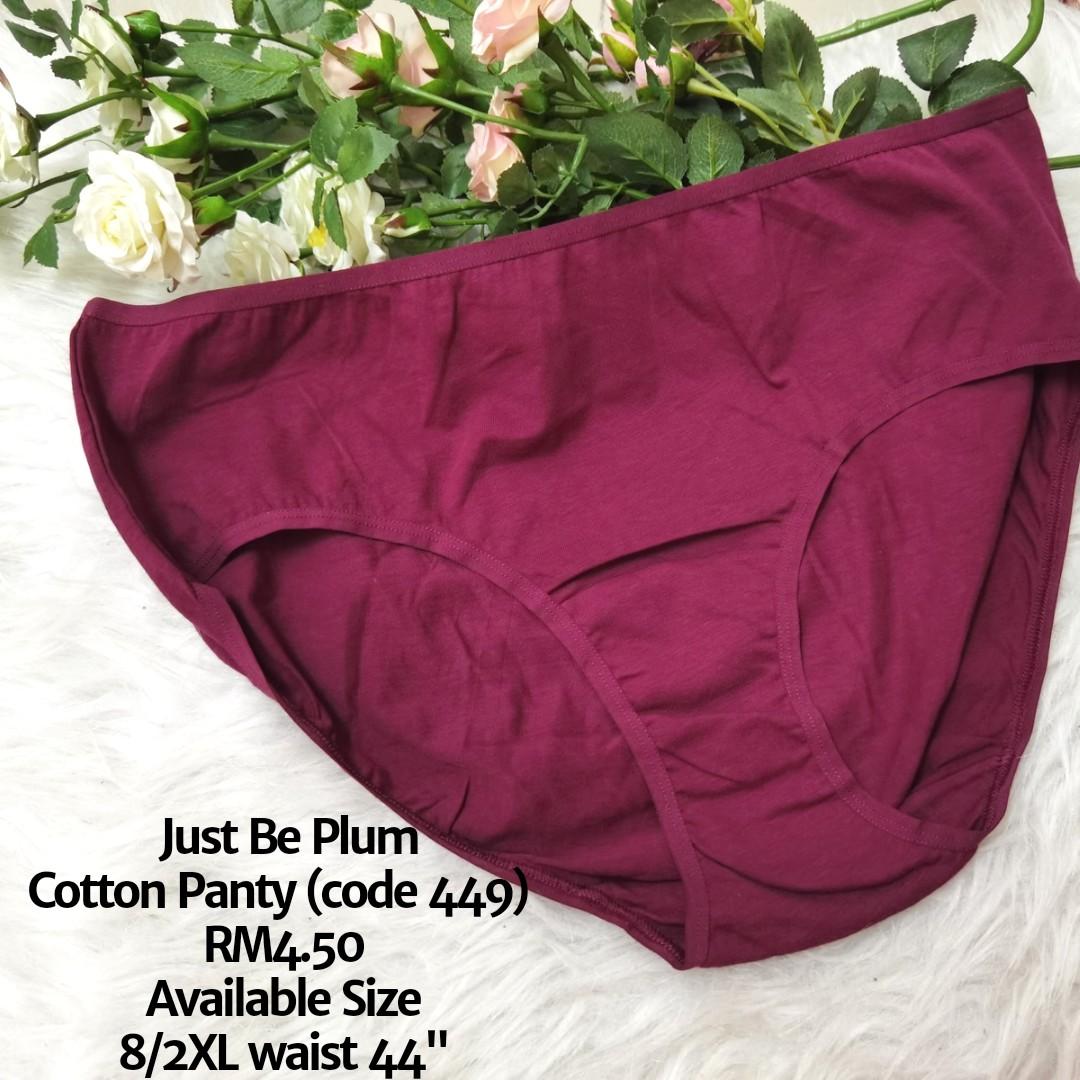 Women Plus Size Panty Cotton 2XL, Women's Fashion, New
