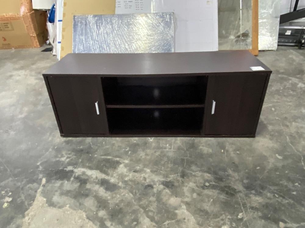 Wooden TV Dark Brown Colour / TV Kayu Warna Coklat