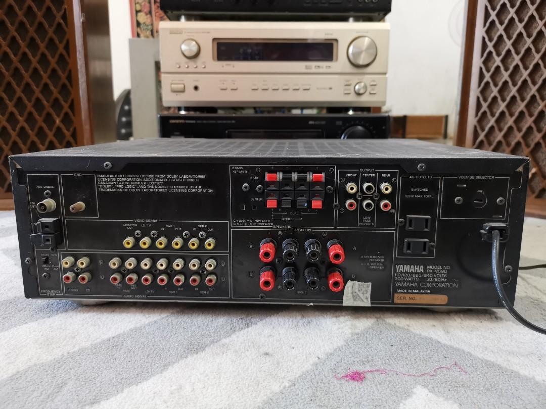 Yamaha RX V590 AV Amplifier Audio Soundbars Speakers Amplifiers On 