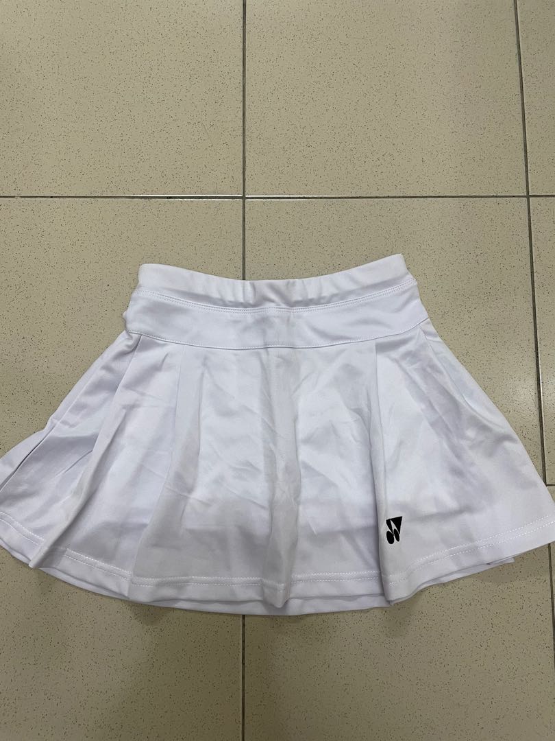 Yonex Badminton Skirt White, Women's Fashion, Bottoms, Skirts on Carousell