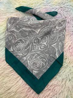YSL Yves Saint Lauren Handrolled Hemmed Handkerchief  18" inches - P250.00