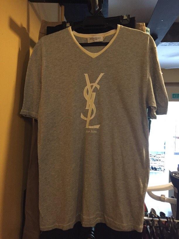 ysl v neck t shirt