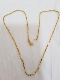 16K to 18K gold necklace 16 inches  4.5grams Maganda at Makinang Last Price