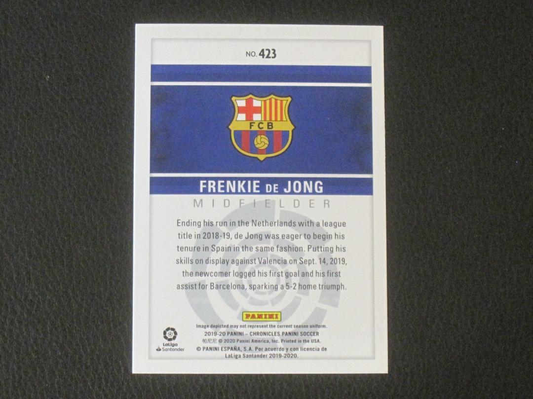 19/20 Panini Chronicles Soccer Rookie - Frenkie de Jong
