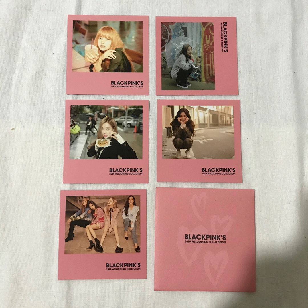 2019 welcoming collection photocard Photocard blackpink jisoo 