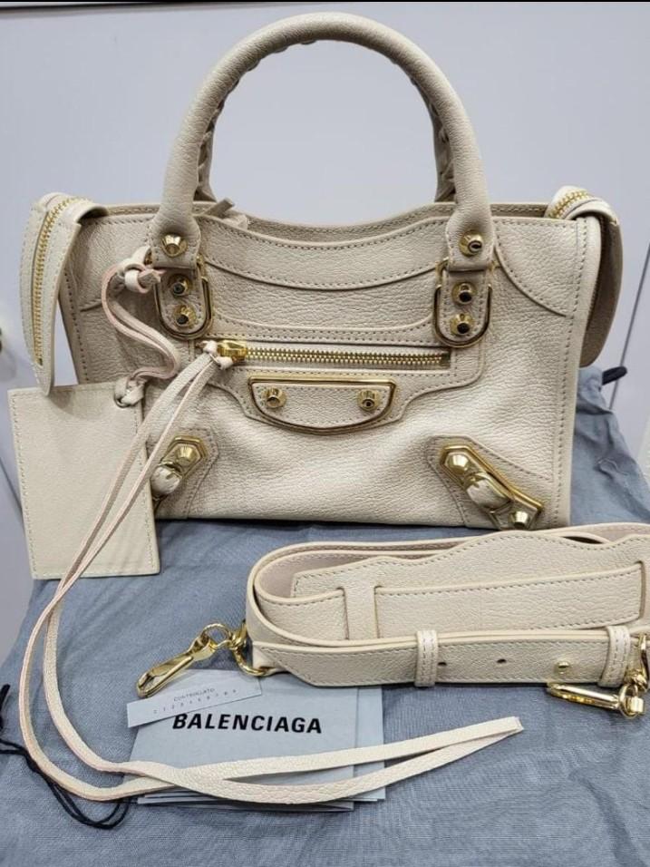 Balenciaga mini city beige store