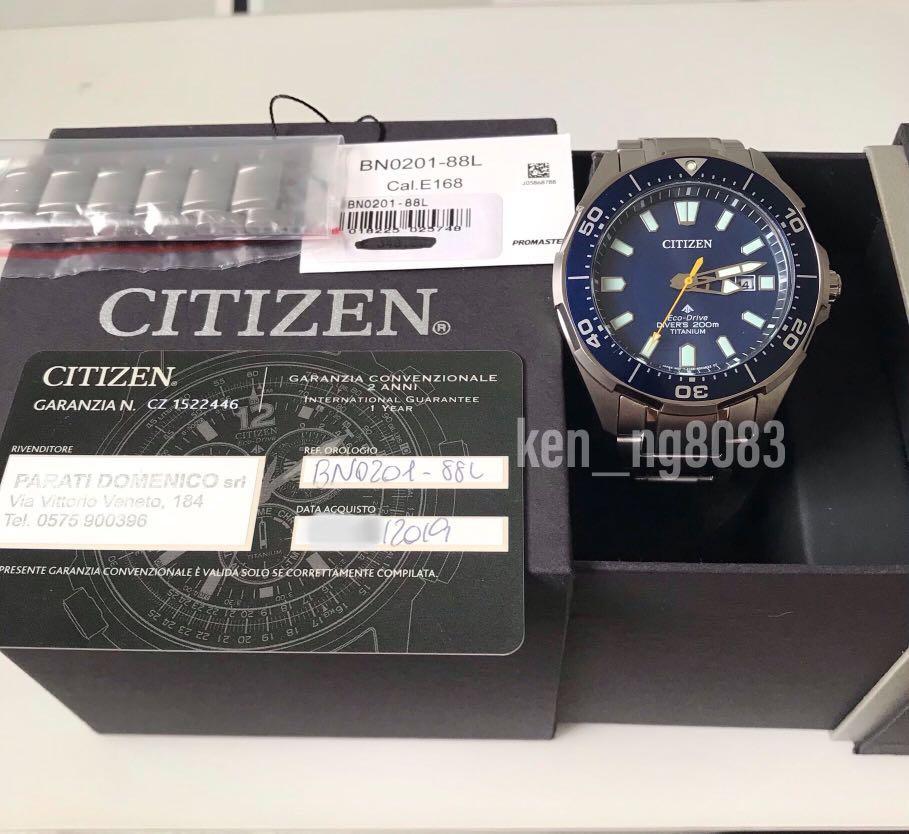 40 off Europe Edt Citizen Eco Drive Super Titanium Diver BN0201