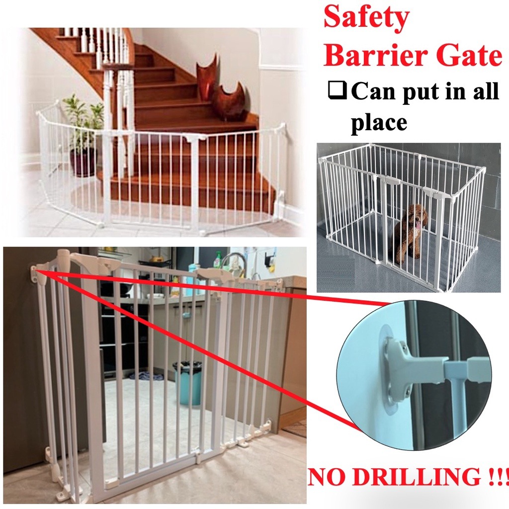 76cm Height Barrier Playpen Safety gate Baby Gate Fence Pet Gate