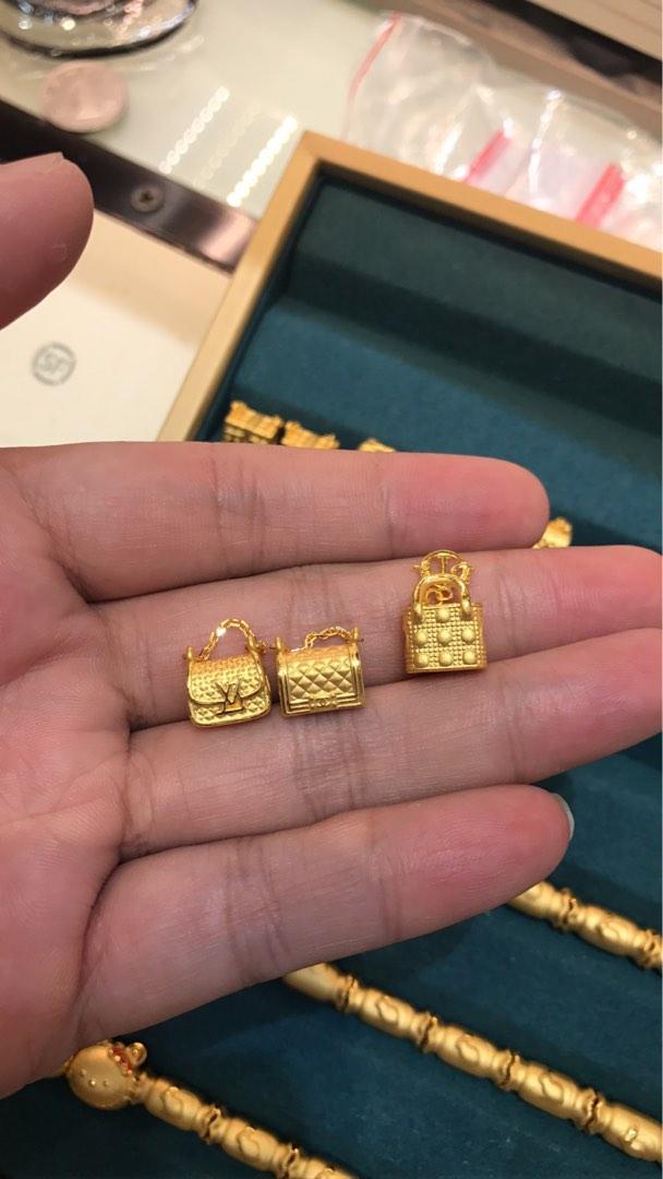 Gold charms for men cheap