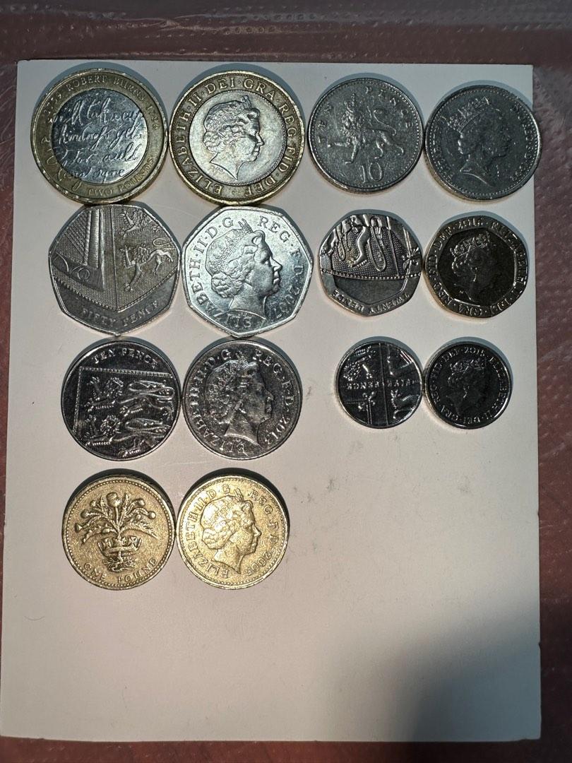 大量絕版英女皇港幣/英鎊, 興趣及遊戲, 收藏品及紀念品, 錢幣- Carousell