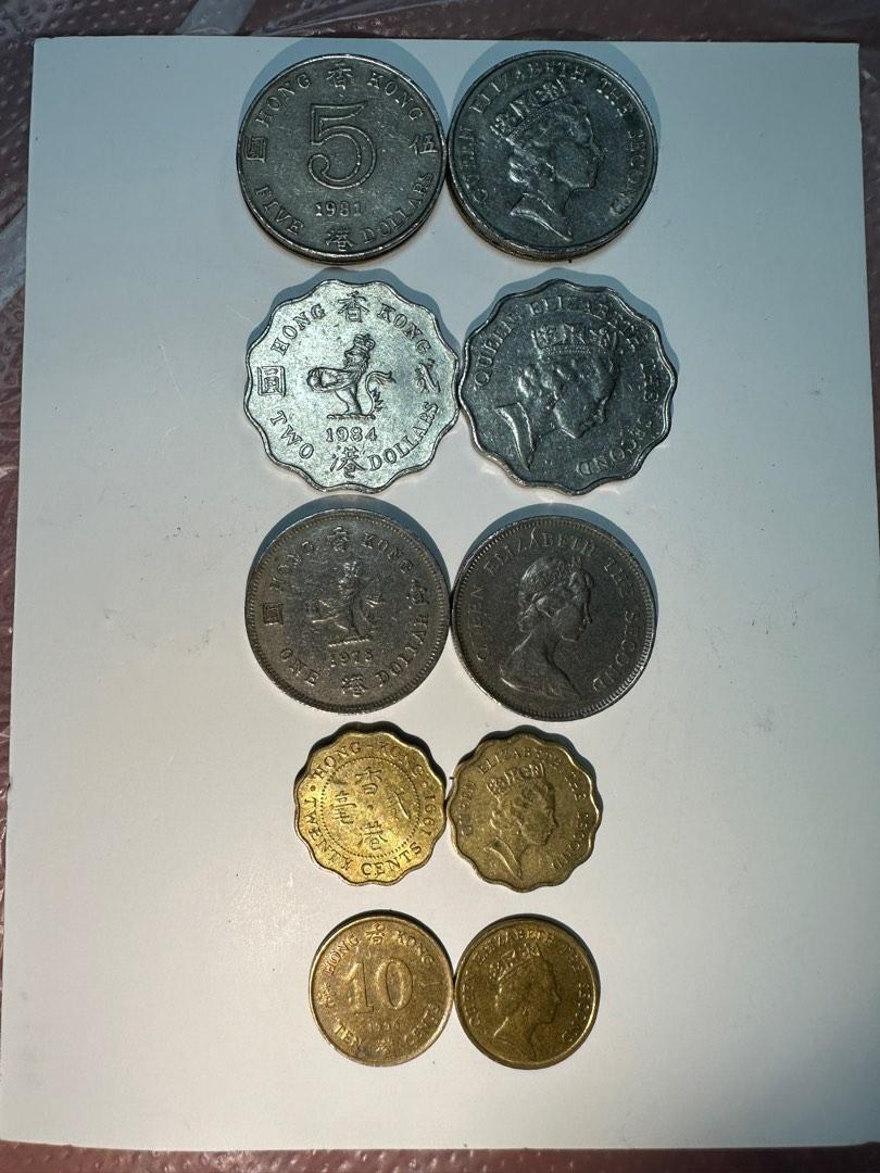 大量絕版英女皇港幣/英鎊, 興趣及遊戲, 收藏品及紀念品, 錢幣- Carousell