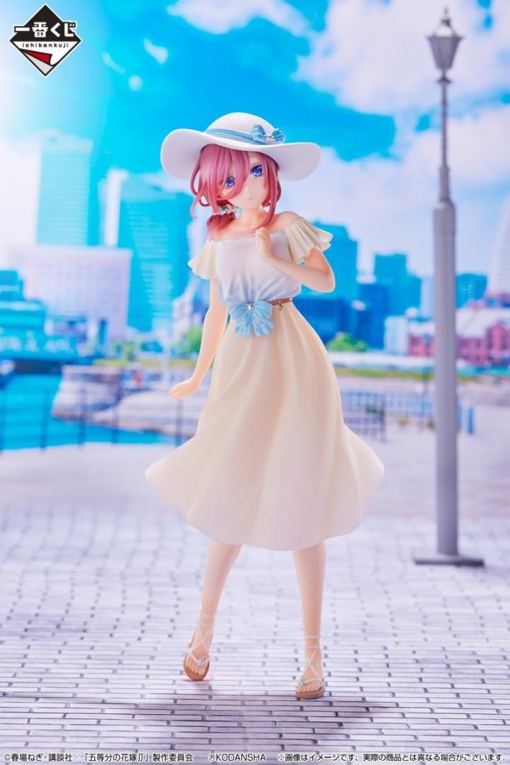 日版五等分之花嫁中野三玖便服C賞一番賞figure, 興趣及遊戲, 玩具