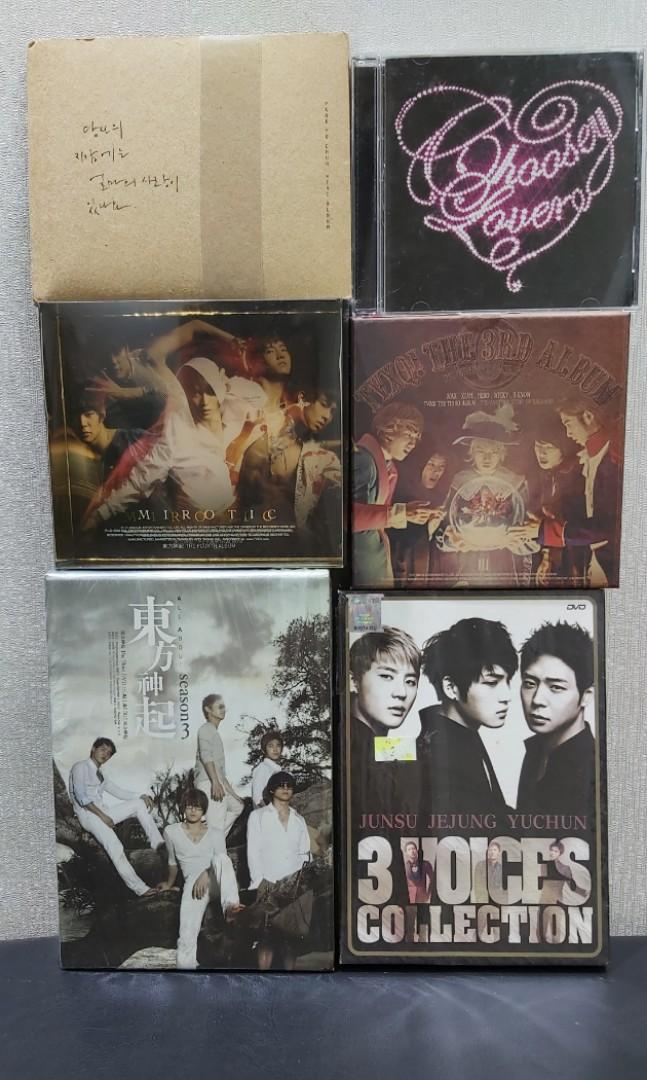 東方神起、JYJ CD、DVD-