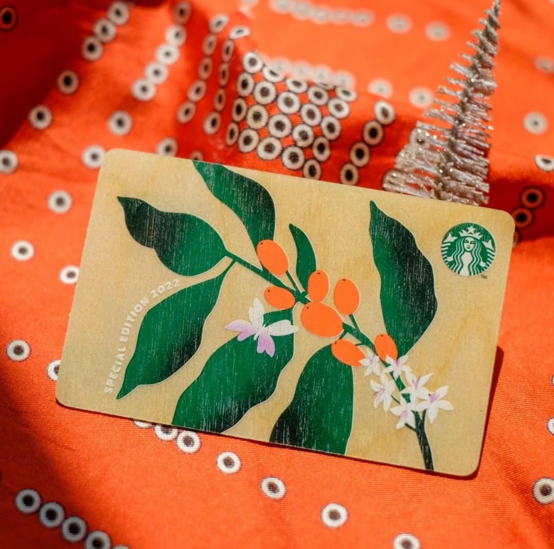 Starbucks Singapore 2022 Special Edition Bamboo Card, Tickets &  Vouchers, Vouchers on Carousell