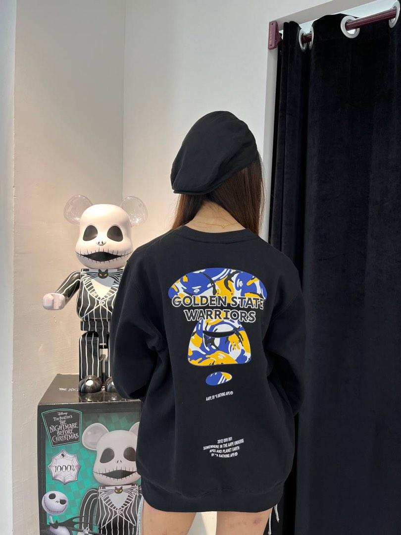 AAPE X NBA Golden State Warriors Sweater Men s Fashion Coats