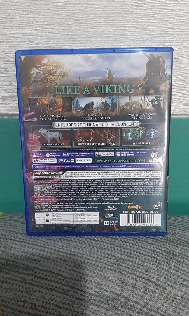 AC Valhalla PS4, Video Gaming, Video Games, PlayStation on Carousell