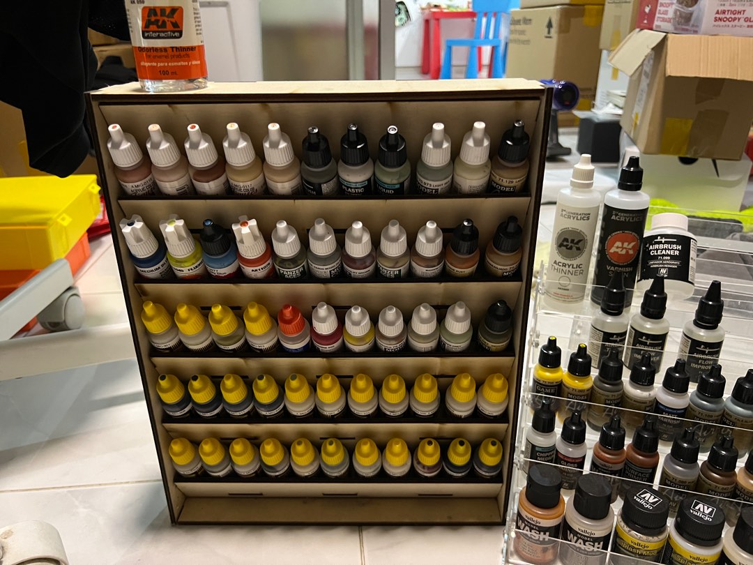 Acrylic Airbrush Paints Vallejo, AK interactive and Ammo Mig, Hobbies