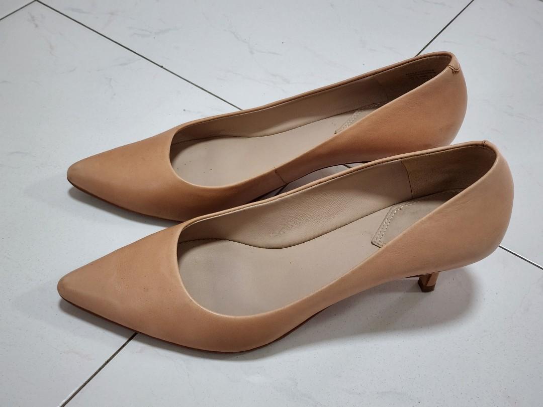 Aldo Sieriaflex Pump Kitten Heels Cognac Women s Fashion