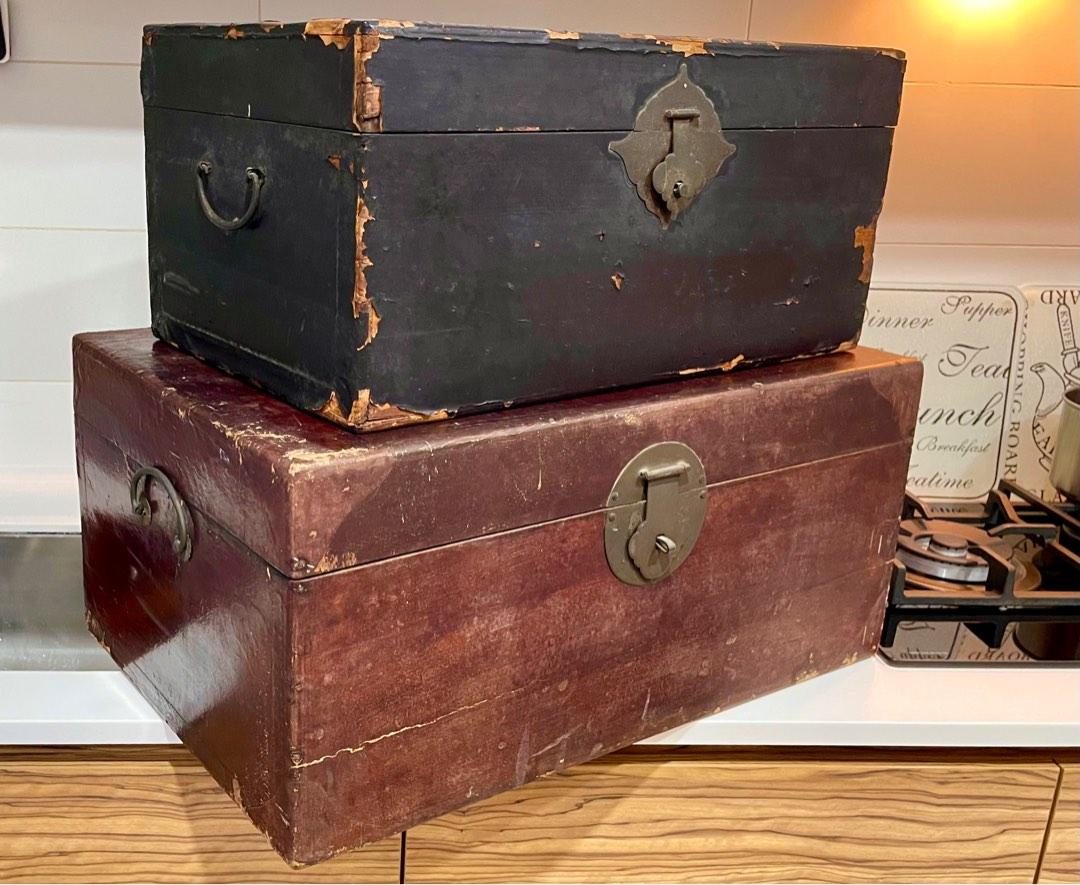 Antique Treasure Chests from 1900, Hobbies & Toys, Memorabilia