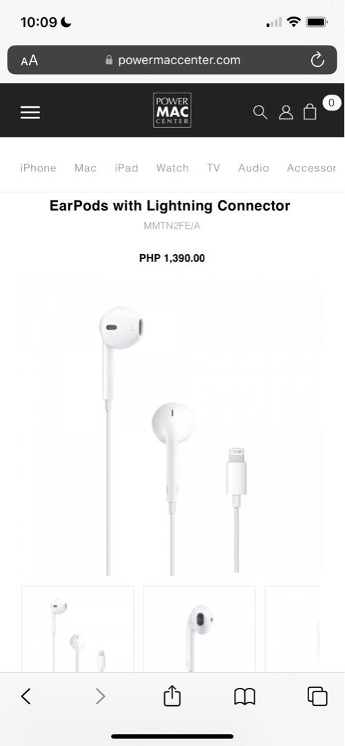 Powermac earpods top