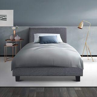 Artiss Neo Bed Frame Fabric – Grey Single