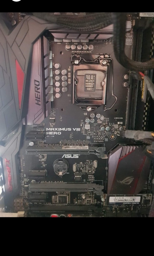 Asus maximus hero viii motherboard lga 1151, Computers & Tech, Parts