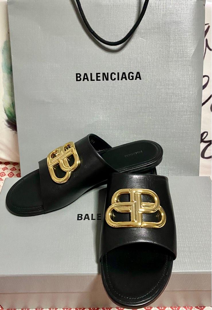 Authentic Balenciaga Slides, Women's Fashion, Footwear, Slippers and