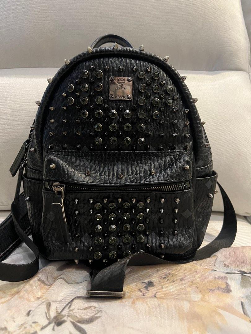 Mcm hot sale crystal backpack