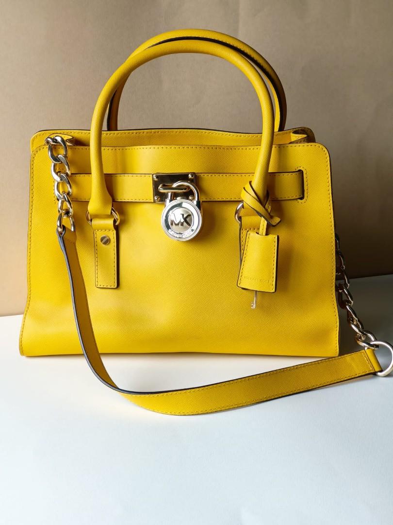Authentic Michael Kors Hamilton Bag, Women's Fashion, Bags & Wallets,  Shoulder Bags on Carousell