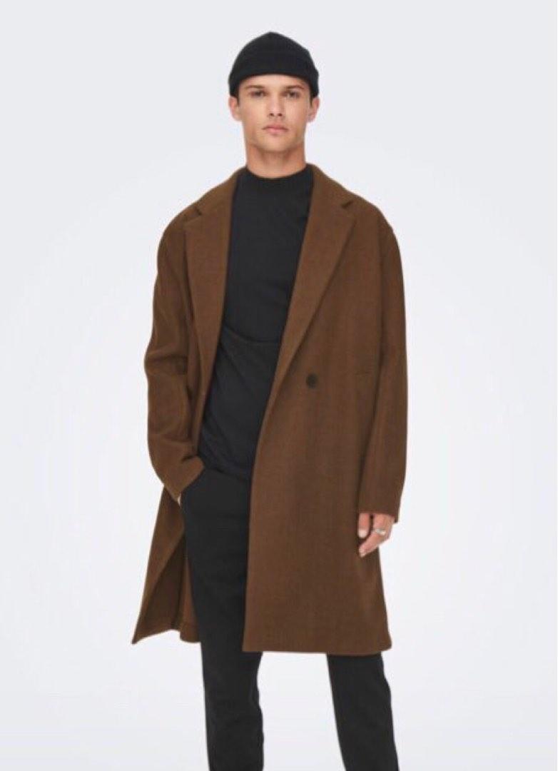 Zara best sale rust coat