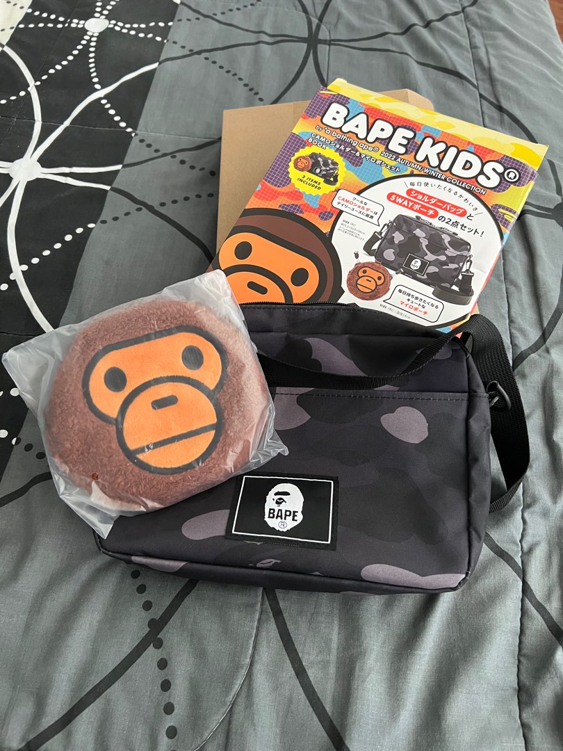 BAPE KIDS by *a bathing ape 2022 AUTUMN/WINTER COLLECTION CAMOショルダー&マイロポシェットBOOK [Book]