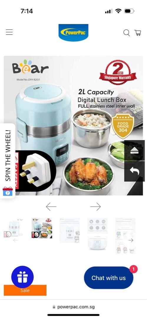 Bear Steamed And Cooked Mini Rice Cooker Hot Pot DFH-B20J1