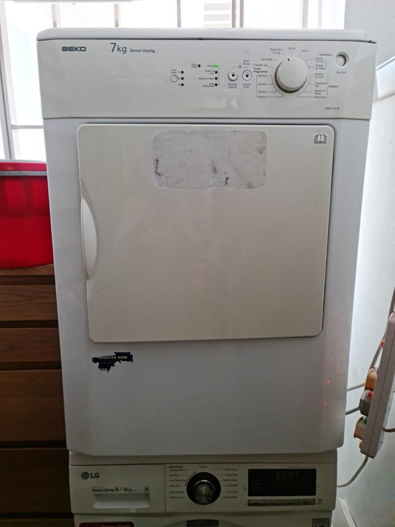 Beko dryer, TV & Home Appliances, Washing Machines and Dryers on Carousell
