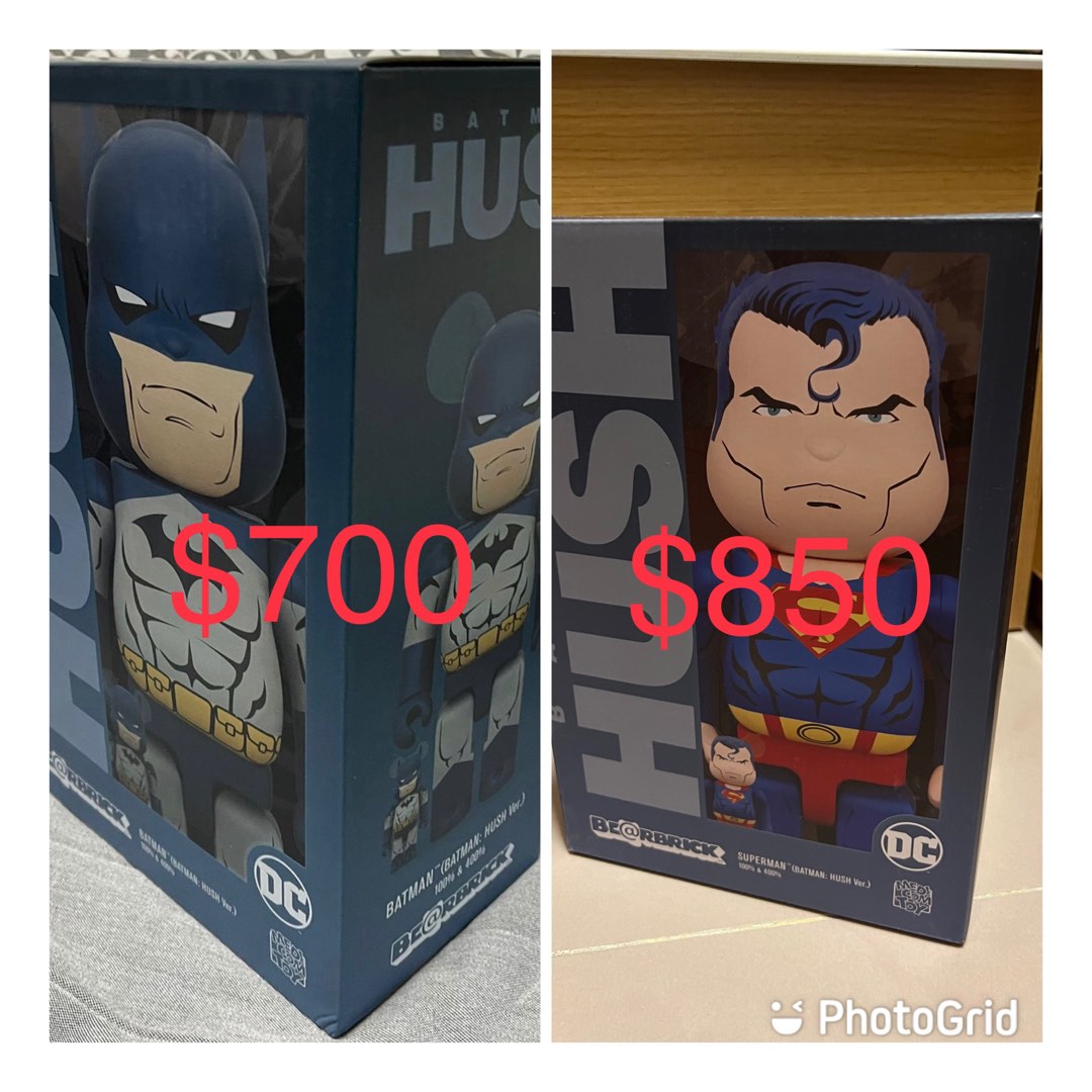 BE@RBRICK BATMAN HUSH 100％ & 400％ Bearbrick Batman Hush Ver. 100% & 400% Set - US